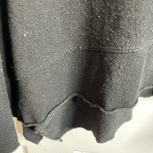 Soft Surroundings Sweater Womens M Petite Oversized Pullover Cowl Neck Black - Picture 4 of 4